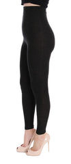 Dolce & Gabbana Elegant High-Waist Cashmere Tights Pants - Retail Flare
