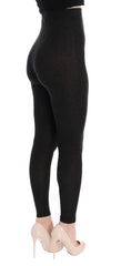 Dolce & Gabbana Elegant High-Waist Cashmere Tights Pants - Retail Flare