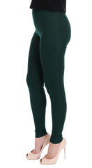 Dolce & Gabbana Elegant High-Waist Cashmere Tights Pants - Retail Flare