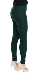Dolce & Gabbana Elegant High-Waist Cashmere Tights Pants - Retail Flare