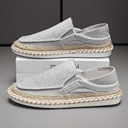 Logan™ | Nautical Pattern Slip-On Shoes