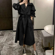 Women Trendy Trench Coat | Black Variant