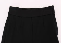 Dolce & Gabbana Elegant Black High Waist Stretch Tights - Retail Flare