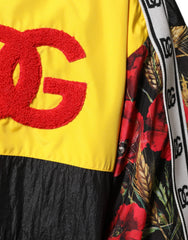Dolce & Gabbana Multicolor Patchwork Men Full Zip Sweater Dolce & Gabbana Retail Flare