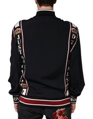Dolce & Gabbana Black DG King Full Zip Sweatshirt Sweater Dolce & Gabbana Retail Flare