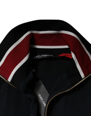 Dolce & Gabbana Black DG King Full Zip Sweatshirt Sweater Dolce & Gabbana Retail Flare