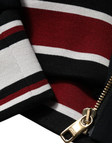 Dolce & Gabbana Black DG King Full Zip Sweatshirt Sweater Dolce & Gabbana Retail Flare