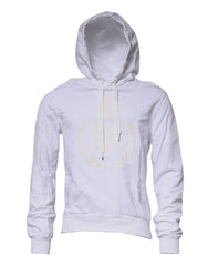 Dolce & Gabbana White Logo Hooded Pullover Sweatshirt Sweater Dolce & Gabbana Retail Flare
