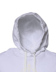 Dolce & Gabbana White Logo Hooded Pullover Sweatshirt Sweater Dolce & Gabbana Retail Flare