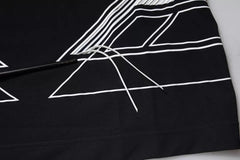 Dolce & Gabbana Black Graphic Print Nylon Crew Neck T-shirt Dolce & Gabbana Retail Flare