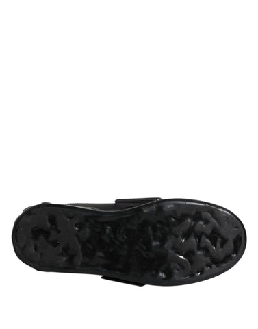 Dolce & Gabbana Black D&G AMORE Low Top Sneakers Shoes Dolce & Gabbana Retail Flare