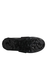 Dolce & Gabbana Black D&G AMORE Low Top Sneakers Shoes Dolce & Gabbana Retail Flare