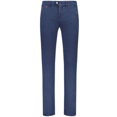 Tramarossa Blue Cotton Jeans & Pant Tramarossa Retail Flare