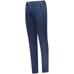 Tramarossa Blue Cotton Jeans & Pant Tramarossa Retail Flare
