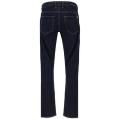 Tramarossa Blue Cotton Jeans & Pant Tramarossa Retail Flare