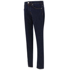 Tramarossa Blue Cotton Jeans & Pant Tramarossa Retail Flare