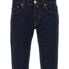 Tramarossa Blue Cotton Jeans & Pant Tramarossa Retail Flare