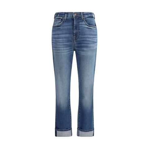 7FOR Skinny Groovy Jeans - Retail Flare