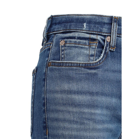 7FOR Skinny Groovy Jeans - Retail Flare
