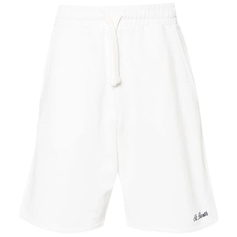MC2 Saint Barth White Cotton Short MC2 Saint Barth Retail Flare