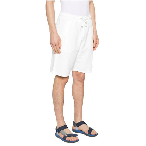 MC2 Saint Barth White Cotton Short MC2 Saint Barth Retail Flare