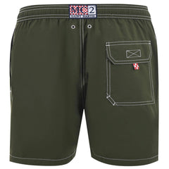 MC2 Saint Barth Green Polyester Men's Swim Trunk - Retail Flare