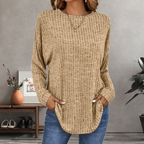 Ferlyn | Casual Long Sleeve Knit Top - Retail Flare