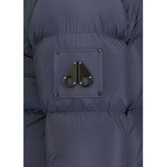 Moose Knuckles Blue Nylon Jacket Moose Knuckles Retail Flare