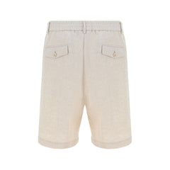 Brunello Cucinelli Linen Shorts Brunello Cucinelli Retail Flare