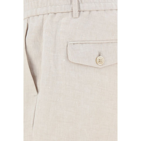 Brunello Cucinelli Linen Shorts Brunello Cucinelli Retail Flare