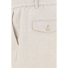 Brunello Cucinelli Linen Shorts Brunello Cucinelli Retail Flare