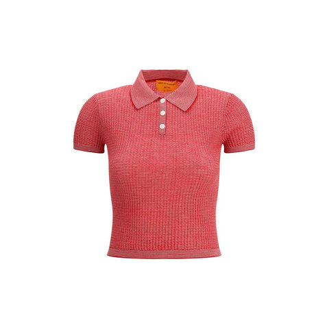 Guest in Residence Shrunken cashmere Polo Shirt - Retail Flare