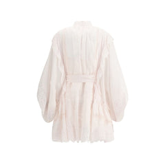 Zimmermann Mini Crush Lace Billow Dress - Retail Flare