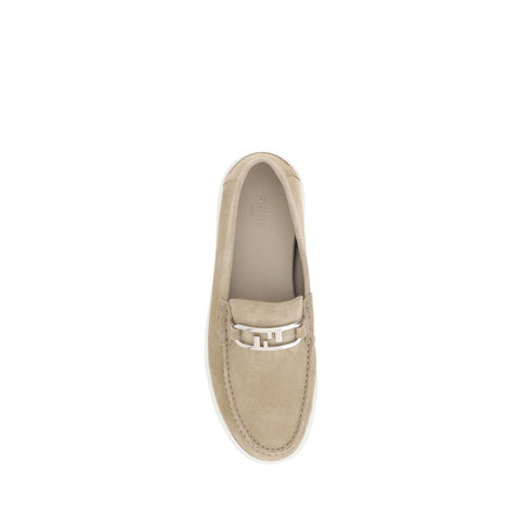 Fendi Suede leather Loafers Fendi Retail Flare