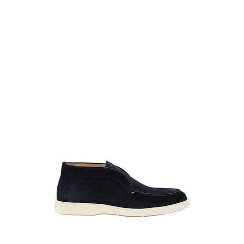 Santoni Suede Loafers Santoni Retail Flare