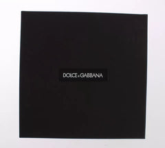 Dolce & Gabbana Red Yellow Raffia Leather Clasp Finder Keyring Keychain Dolce & Gabbana Retail Flare