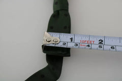 Dolce & Gabbana Green Dotted Silk Adjustable Neck Bow Tie Dolce & Gabbana Retail Flare
