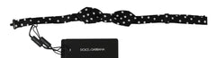 Dolce & Gabbana Black Polka Dots Adjustable Neck Bow Tie Dolce & Gabbana Retail Flare