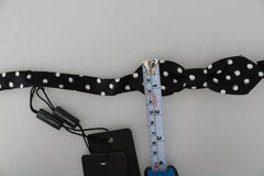 Dolce & Gabbana Black Polka Dots Adjustable Neck Bow Tie Dolce & Gabbana Retail Flare