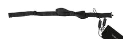Dolce & Gabbana Gray Silk Patterned Mens Necktie Bow Tie Dolce & Gabbana Retail Flare
