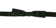Dolce & Gabbana Green Silk Dotted Mens Necktie Bow Tie Dolce & Gabbana Retail Flare