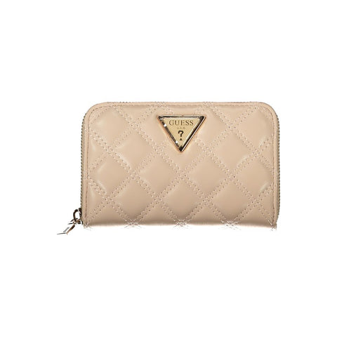 Guess Jeans Beige Polyethylene Wallet Guess Jeans Retail Flare