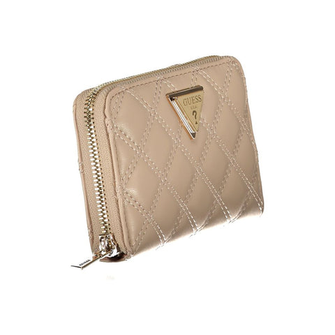 Guess Jeans Beige Polyethylene Wallet Guess Jeans Retail Flare