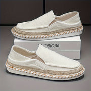 Logan™ | Nautical Pattern Slip-On Shoes