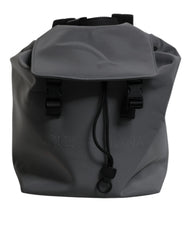 Dolce & Gabbana Gray Polyester Logo Print Travel Back Pack Bag Dolce & Gabbana Retail Flare