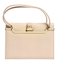 Dolce & Gabbana Beige Leather Ingrid Top Handle Shoulder Bag Dolce & Gabbana Retail Flare