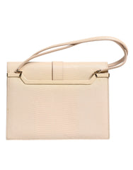Dolce & Gabbana Beige Leather Ingrid Top Handle Shoulder Bag Dolce & Gabbana Retail Flare
