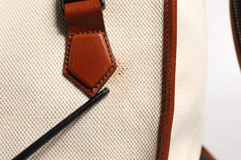 Dolce & Gabbana Beige Brown Canvas Leather Travel Back Pack Bag Dolce & Gabbana Retail Flare