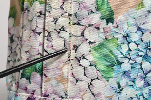 Dolce & Gabbana Multicolor Floral Canvas TANIA Top Handle Tote Bag Dolce & Gabbana Retail Flare