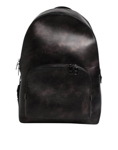 Dolce & Gabbana Bronze Leather School Travel Backpack Bag Dolce & Gabbana Retail Flare